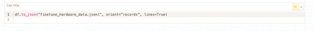 To JSON File